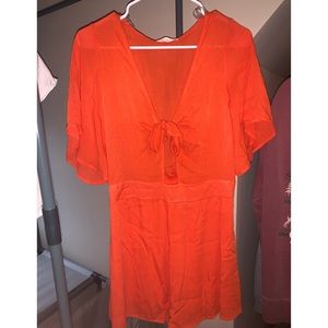 Orange Romper